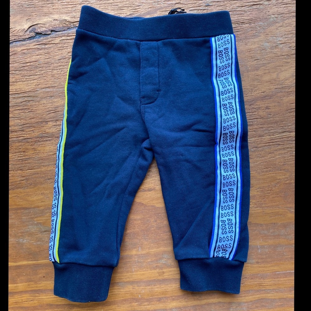 HUGO BOSS BABY BOY LOGO JOGGERS